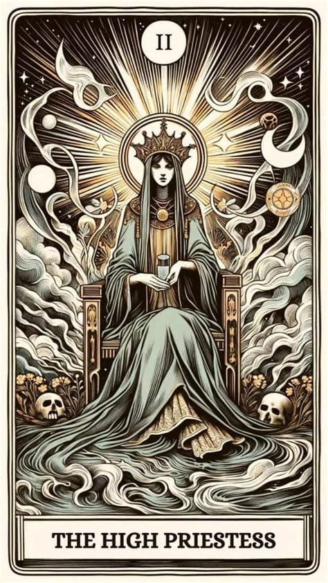 Priestess Card .